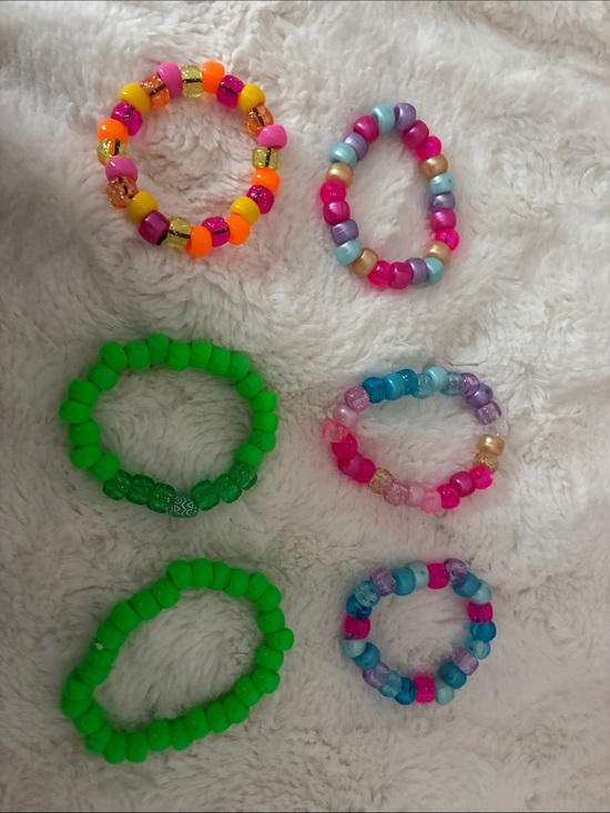 Other - Set of 6 Handmade Beaded Bracelets